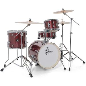 Gretsch GE4S464RS Energy Street Kit Ruby Sparkle 4-Piece Bebop Shell Set with Snare Drum Gretsch GE4S464RS Energy Street Kit Ruby Sparkle 4-Piece Bebop Shell Set with Snare Drum