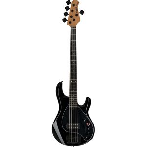 Sterling by Music Man DarkRay 5 Black 5-String Electric Bass with Deluxe Gig Bag Sterling by Music Man DarkRay 5 Black 5-String Electric Bass with Deluxe Gig Bag