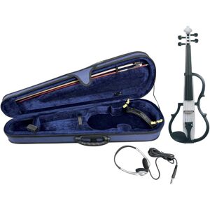 GEWA GS401.646 electric violin set with bow and soft case, white GEWA GS401.646 electric violin set with bow and soft case, white