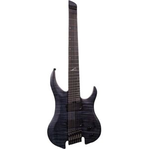 Legator G7FSS Ghost 7 Super Shred Black Flame headless multi-scale 7-string electric guitar Legator G7FSS Ghost 7 Super Shred Black Flame headless multi-scale 7-string electric guitar