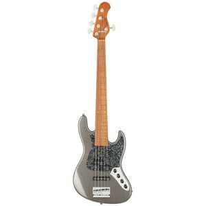 Sadowsky MetroExpress Hybrid P/J Bass Morado Solid Silver Metallic High Polish 5-string bass guitar Sadowsky MetroExpress Hybrid P/J Bass Morado Solid Silver Metallic High Polish 5-string bass guitar