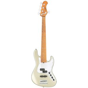 Sadowsky MetroExpress Hybrid P/J Bass Roasted Maple Solid Champagne Metallic High Polish 5-string bass guitar Sadowsky MetroExpress Hybrid P/J Bass Roasted Maple Solid Champagne Metallic High Polish 5-string bass guitar