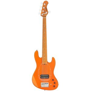 Sadowsky MetroExpress Vintage M Bass Roasted Maple Solid Candy Apple Orange Metallic High Polish 5-string bass guitar with gig bag Sadowsky MetroExpress Vintage M Bass Roasted Maple Solid Candy Apple Orange Metallic High Polish 5-string bass guitar with gig bag