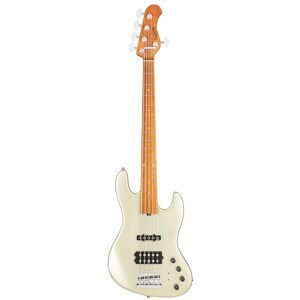 Sadowsky MetroExpress Vintage M/J Bass Roasted Maple Solid Champagne Metallic High Polish 5-string bass guitar with gig bag Sadowsky MetroExpress Vintage M/J Bass Roasted Maple Solid Champagne Metallic High Polish 5-string bass guitar with gig bag