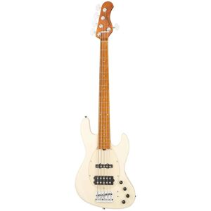 Sadowsky MetroExpress Vintage M/J Bass Roasted Maple Solid Olympic White High Polish 5-string bass guitar with gig bag Sadowsky MetroExpress Vintage M/J Bass Roasted Maple Solid Olympic White High Polish 5-string bass guitar with gig bag