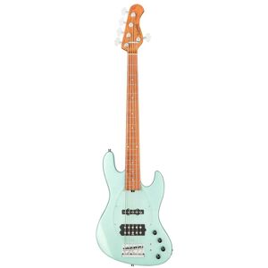 Sadowsky MetroExpress Vintage M/J Bass Roasted Maple Solid Sage Green Metallic High Polish 5-string bass guitar with gig bag Sadowsky MetroExpress Vintage M/J Bass Roasted Maple Solid Sage Green Metallic High Polish 5-string bass guitar with gig bag