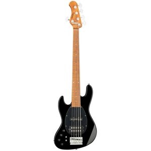 Sadowsky MetroExpress Vintage M/J Bass Roasted Maple Solid Black High Polish left-handed 5-string bass guitar with gig bag Sadowsky MetroExpress Vintage M/J Bass Roasted Maple Solid Black High Polish left-handed 5-string bass guitar with gig bag