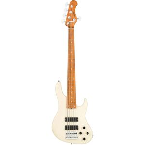 Sadowsky MetroExpress 24-5 Modern Roasted Maple Solid Olympic White High Polish 5-string electric bass guitar with gig bag Sadowsky MetroExpress 24-5 Modern Roasted Maple Solid Olympic White High Polish 5-string electric bass guitar with gig bag