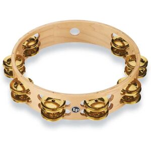 Latin Percussion LP380B-BR Pro 10 Tambourine, Double Row Brass Latin Percussion LP380B-BR Pro 10 Tambourine, Double Row Brass