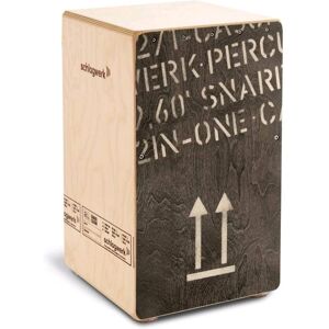 Schlagwerk CP404BLK 2inOne Snare Cajon (Birch, Black Print) Schlagwerk CP404BLK 2inOne Snare Cajon (Birch, Black Print)