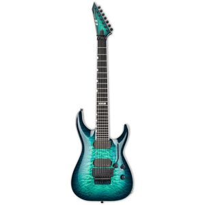ESP E-II Horizon FR-7 Dark Turquoise Burst with case ESP E-II Horizon FR-7 Dark Turquoise Burst with case