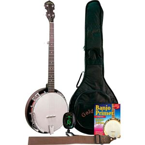 Gold Tone CC-BG Cripple Creek Closed Back Banjo Starter Set Gold Tone CC-BG Cripple Creek Closed Back Banjo Starter Set