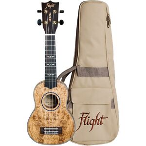 Flight Supernatural Series DUS410 QA Quilted Ash Soprano Ukulele with Gig Bag Flight Supernatural Series DUS410 QA Quilted Ash Soprano Ukulele with Gig Bag