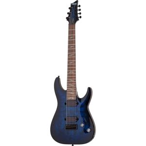 Schecter Omen Elite-7 See-Thru Blue Burst Electric Guitar Schecter Omen Elite-7 See-Thru Blue Burst Electric Guitar