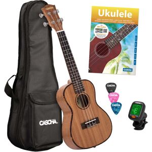Cascha HH 2049 Premium Mahogany Tenor Ukulele Starter Pack Cascha HH 2049 Premium Mahogany Tenor Ukulele Starter Pack