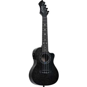 Ortega RUHZ-CE-STAR Horizon Series Concert Ukulele Black Sparkle Electro-Acoustic Concert Ukulele with Gig Bag Ortega RUHZ-CE-STAR Horizon Series Concert Ukulele Black Sparkle Electro-Acoustic Concert Ukulele with Gig Bag