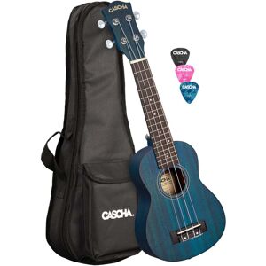 Cascha HH 2266L Premium Mahogany Left-Handed Soprano Ukulele Pack (Blue) Cascha HH 2266L Premium Mahogany Left-Handed Soprano Ukulele Pack (Blue)