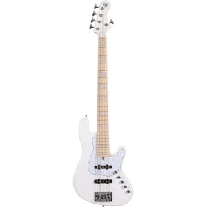 Cort Elrick NJS5 White MN 5-String Electric Bass with Gig Bag Cort Elrick NJS5 White MN 5-String Electric Bass with Gig Bag