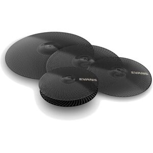 Evans dB One Cymbal Pack Silent Cymbal Pack (14" HH, 16" CR, 18" CR, 20" RD) Evans dB One Cymbal Pack Silent Cymbal Pack (14" HH, 16" CR, 18" CR, 20" RD)