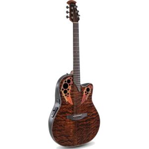 Ovation CE44P-TGE Celebrity Elite Exotic Dark Tiger Eye Electro-Acoustic Guitar Ovation CE44P-TGE Celebrity Elite Exotic Dark Tiger Eye Electro-Acoustic Guitar