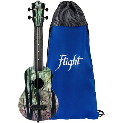 Flight Ultra Travel Series UTS-40 Deep Forest Soprano Ukulele with Bag Flight Ultra Travel Series UTS-40 Deep Forest Soprano Ukulele with Bag