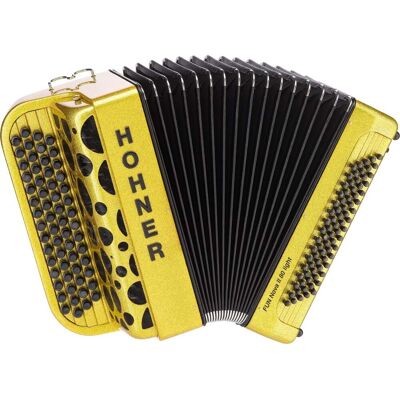 Hohner Fun Nova II 80 Light B-Griff Button Accordion (Gold/Glitter) Hohner Fun Nova II 80 Light B-Griff Button Accordion (Gold/Glitter)