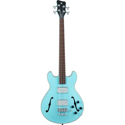Warwick RockBass Star Bass Solid Daphne Blue High Polish Semi-Acoustic Bass Guitar Warwick RockBass Star Bass Solid Daphne Blue High Polish Semi-Acoustic Bass Guitar
