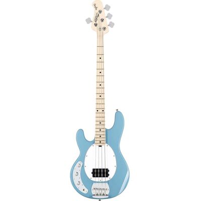 Sterling by Music Man StingRay Ray4 LH Chopper Blue Left-Handed Electric Bass Guitar Sterling by Music Man StingRay Ray4 LH Chopper Blue Left-Handed Electric Bass Guitar