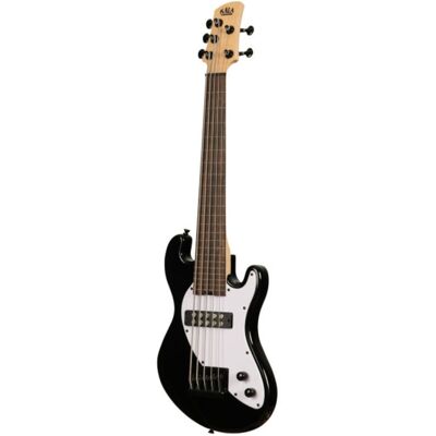 Kala Solid Body 5-String Fretless U-Bass Jet Black with Gig Bag Kala Solid Body 5-String Fretless U-Bass Jet Black with Gig Bag
