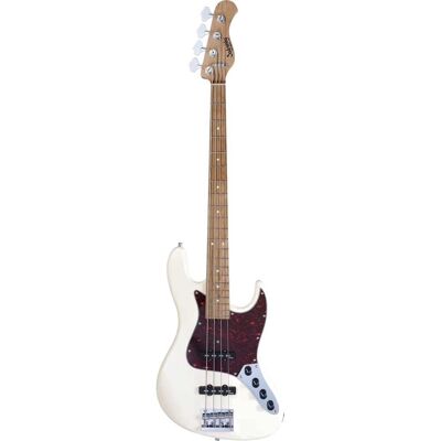 Sadowsky MetroExpress Vintage J/J Bass Roasted Maple Solid Olympic White High Polish Electric Bass Guitar Sadowsky MetroExpress Vintage J/J Bass Roasted Maple Solid Olympic White High Polish Electric Bass Guitar