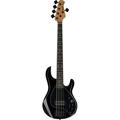 Sterling by Music Man DarkRay 5 Black 5-String Electric Bass with Deluxe Gig Bag Sterling by Music Man DarkRay 5 Black 5-String Electric Bass with Deluxe Gig Bag