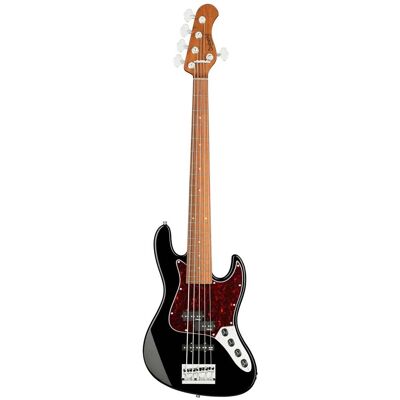 Sadowsky MetroExpress Hybrid P/J Bass Morado Solid Black High Polish 5-string electric bass guitar Sadowsky MetroExpress Hybrid P/J Bass Morado Solid Black High Polish 5-string electric bass guitar