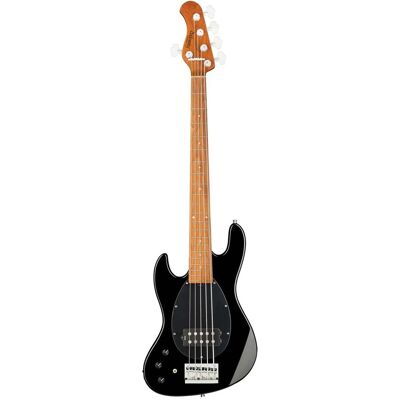 Sadowsky MetroExpress Vintage M Bass Roasted Maple Solid Black High Polish left-handed 5-string bass guitar with gig bag Sadowsky MetroExpress Vintage M Bass Roasted Maple Solid Black High Polish left-handed 5-string bass guitar with gig bag