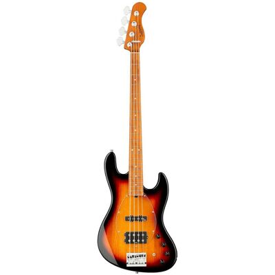 Sadowsky MetroExpress Vintage M/J Bass Roasted Maple Tobacco Sunburst Transparent High Polish electric bass guitar with gig bag Sadowsky MetroExpress Vintage M/J Bass Roasted Maple Tobacco Sunburst Transparent High Polish electric bass guitar with gig bag