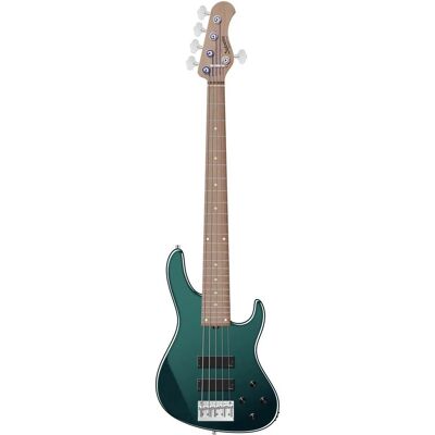 Sadowsky MetroExpress 24-5 Modern Roasted Maple Solid Sherwood Green Metallic High Polish 5-string bass guitar with gig bag Sadowsky MetroExpress 24-5 Modern Roasted Maple Solid Sherwood Green Metallic High Polish 5-string bass guitar with gig bag