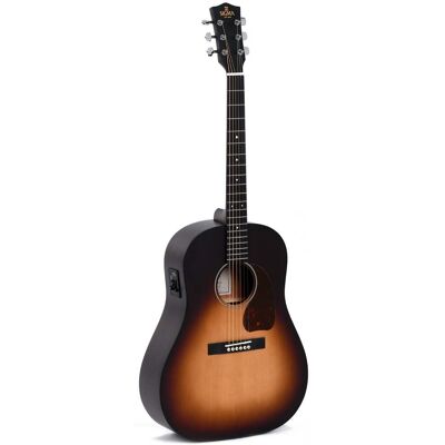 Sigma Guitars JM-SGE Sunburst electric-acoustic western guitar Sigma Guitars JM-SGE Sunburst electric-acoustic western guitar