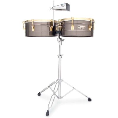 Latin Percussion M257-BNG Matador 14" & 15" Timbales Set of timbales with accessories Latin Percussion M257-BNG Matador 14" & 15" Timbales Set of timbales with accessories