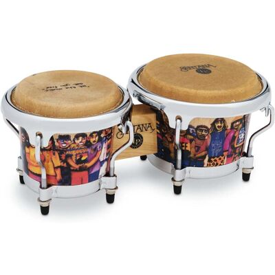 Latin Percussion LPM200-AW Santana Mini Tunable 3-1/2" & 4-1/2" Bongos Latin Percussion LPM200-AW Santana Mini Tunable 3-1/2" & 4-1/2" Bongos