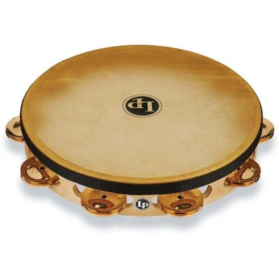 Latin Percussion LP383-BZ Pro 10 Single Row Tambourine, Bronze Latin Percussion LP383-BZ Pro 10 Single Row Tambourine, Bronze