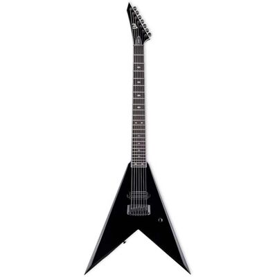 ESP LTD Jack Simmons JS-7 Baritone Black electric guitar with case ESP LTD Jack Simmons JS-7 Baritone Black electric guitar with case