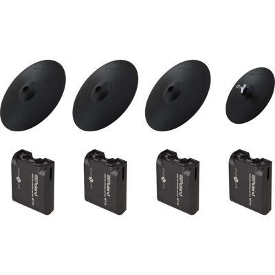 Roland 4CY-4WT-01 DrumLink digital 4-piece cymbal set with wireless triggers Roland 4CY-4WT-01 DrumLink digital 4-piece cymbal set with wireless triggers