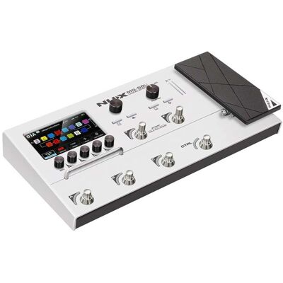 NUX MG-50Li Cloud White rechargeable multi-effects processor NUX MG-50Li Cloud White rechargeable multi-effects processor