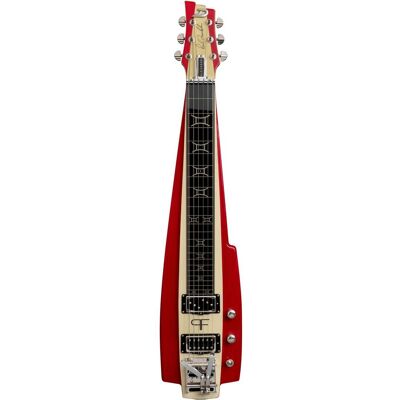 Duesenberg Alliance Paul Franklin Red lap steel with case Duesenberg Alliance Paul Franklin Red lap steel with case