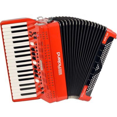 Roland FR-4X-RD V-Accordion with keys, red Roland FR-4X-RD V-Accordion with keys, red