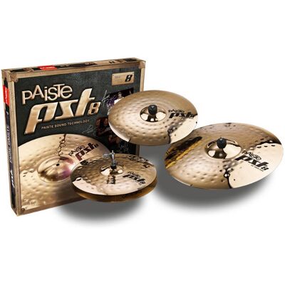 Paiste PST8 Reflector Rock cymbal set Paiste PST8 Reflector Rock cymbal set