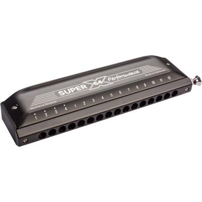 Hohner Super 64X Performance Chromatic Harmonica with Pouch Hohner Super 64X Performance Chromatic Harmonica with Pouch