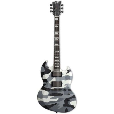 ESP E-II Viper Urban Camo with Case ESP E-II Viper Urban Camo with Case