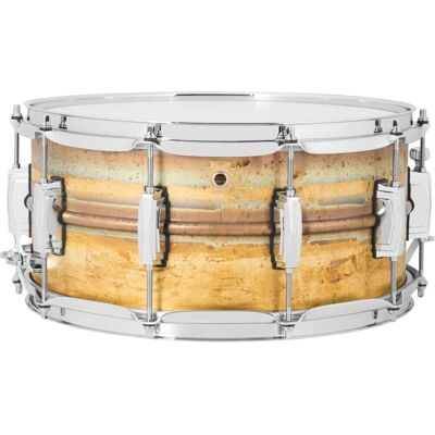 Ludwig LB464R Raw Brass Phonic 14 x 6.5-inch Snare Drum Ludwig LB464R Raw Brass Phonic 14 x 6.5-inch Snare Drum