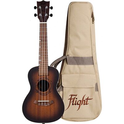 Flight Gemstone Series DUC380 Concert Ukulele with Gig Bag (Amber) Flight Gemstone Series DUC380 Concert Ukulele with Gig Bag (Amber)