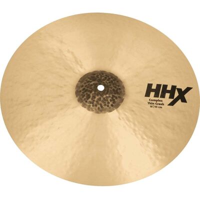 Sabian HHX Complex Thin 16-Inch Crash Sabian HHX Complex Thin 16-Inch Crash